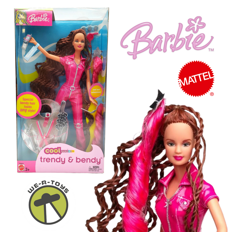 Barbie Cool Lookz Trendy & Bendy Teresa Doll with Barbie Cool Lookz Trendy & Bendy Teresa Doll with