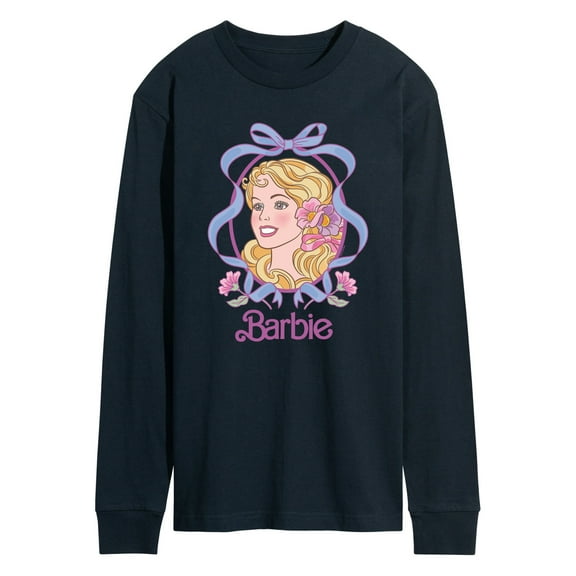 Barbie - Coquette Floral Bow - Men's Long Sleeve Graphic T-Shirt