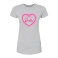 thumbnail image 1 of Barbie - Coquette Heart - Juniors Fitted Graphic T-Shirt, 1 of 4