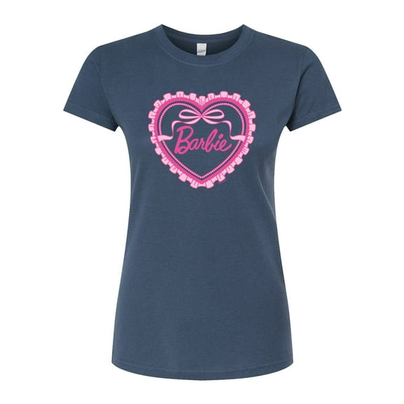 Barbie - Coquette Heart - Juniors Fitted Graphic T-Shirt