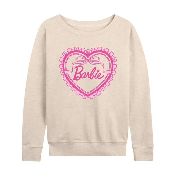 Barbie - Coquette Heart - Women's French Terry Long Sleeve Shirt