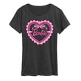 thumbnail image 1 of Barbie - Coquette Heart - Women's Short Sleeve Graphic T-Shirt, 1 of 4