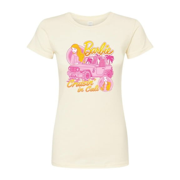 Barbie - Cruisin In Cali - Juniors Fitted Graphic T-Shirt