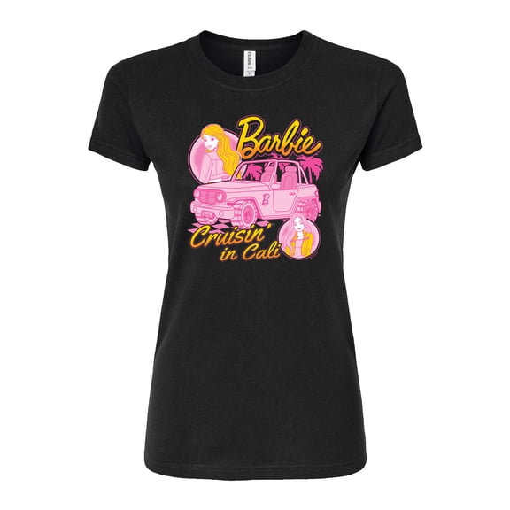 Barbie - Cruisin In Cali - Juniors Fitted Graphic T-Shirt
