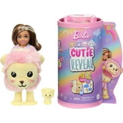 Barbie Cutie Reveal Cozy Cute Tees Series Chelsea Doll & Accessories, Plush Lion, Brunette Small Doll
