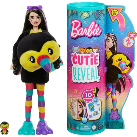 Barbie - Color Reveal Jungle Series Toucan 11.5" Doll