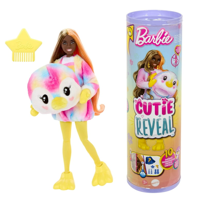 Barbie Cutie Reveal Penguin Doll Accessories, Color Dream Series