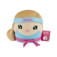 thumbnail image 1 of Barbie Cuutopia Plush, 10-inch Soft Pillow Doll, ‘80s-Inspired Workout Look & Soft Belt, 1 of 7