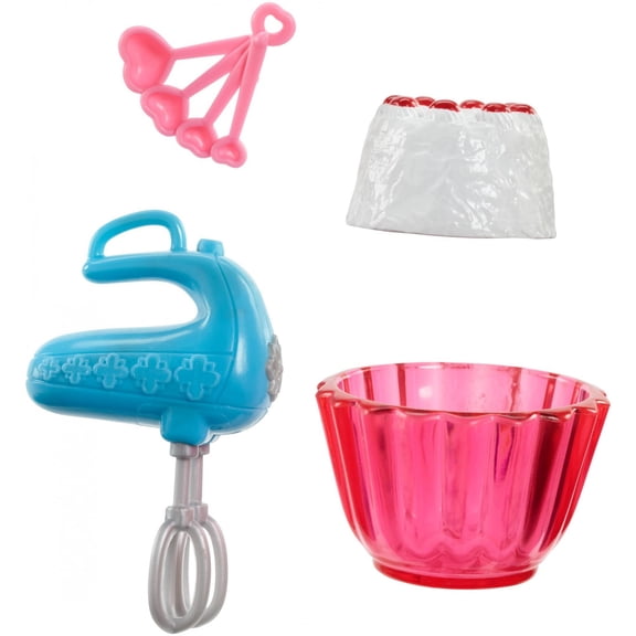 Barbie Decorated Dessert Cake Baking Accessory Set