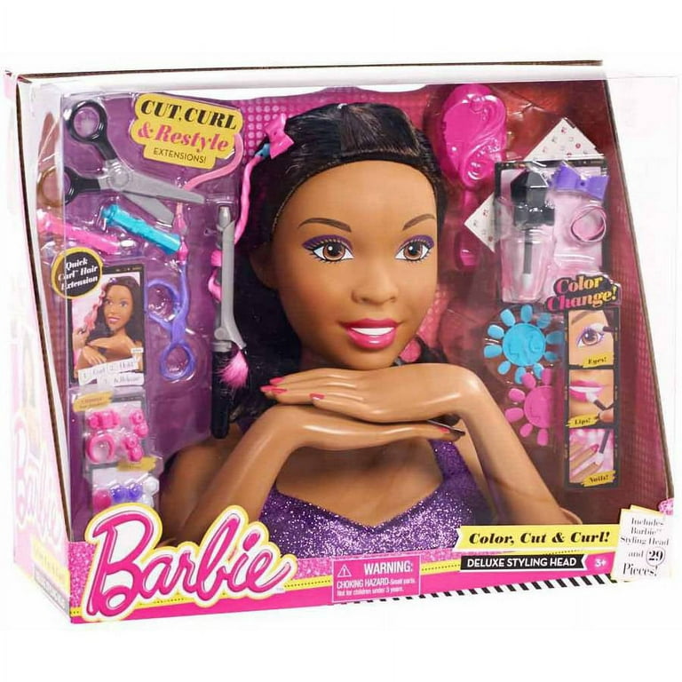 Barbie hot sale head walmart