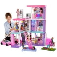 thumbnail image 1 of Barbie Deluxe Special Edition 60th DreamHouse Playset with 2 Dolls, Car & 100+ Pieces, 1 of 8