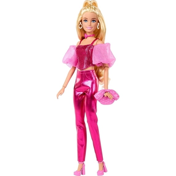 Barbie, Fashion Doll, #5, Metallic Pink Outfit, Glamorous Style ...