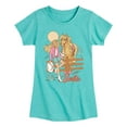 thumbnail image 1 of Barbie - Desert Cowgirl - Toddler And Youth Girls Fitted Short Sleeve Graphic T-Shirt, 1 of 4