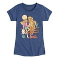 thumbnail image 1 of Barbie - Desert Cowgirl - Toddler And Youth Girls Fitted Short Sleeve Graphic T-Shirt, 1 of 4