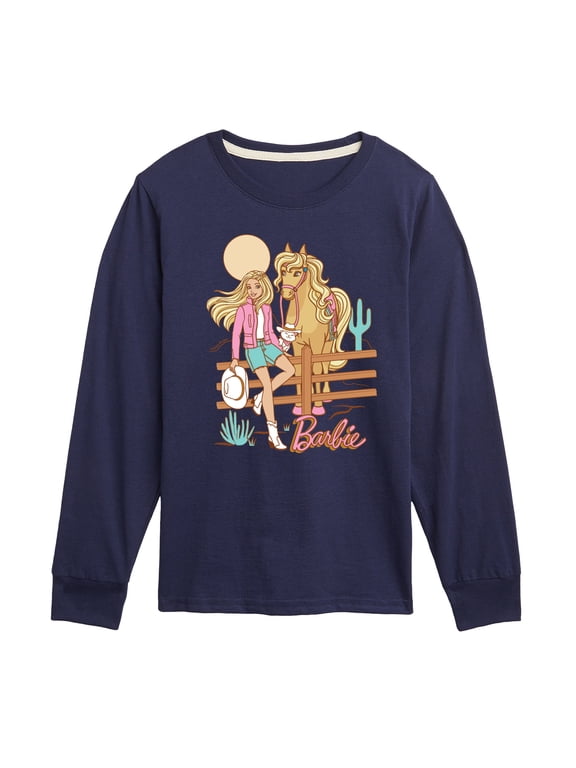 - Desert Cowgirl Boys' Long Sleeve Graphic T-Shirt