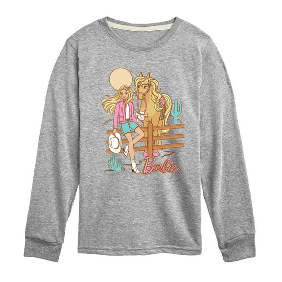 Barbie - Desert Cowgirl - Youth Long Sleeve Graphic T-Shirt