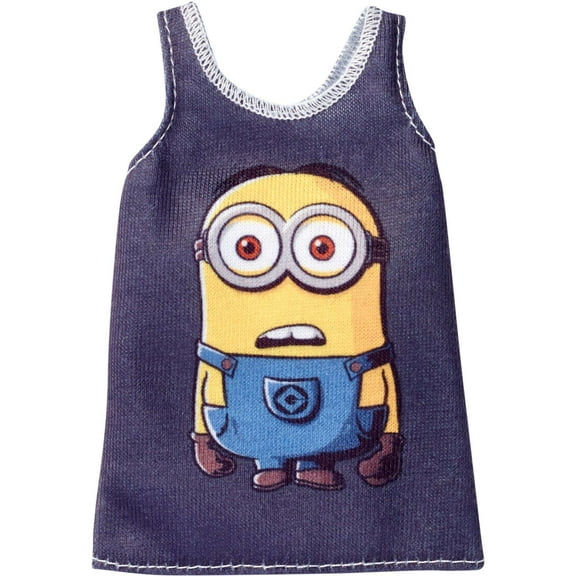 Barbie Despicable Me Black Tank