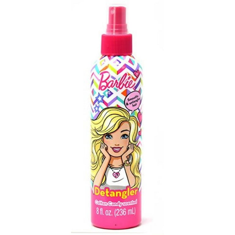 Barbie cotton candy scented hair detangler spray hotsell