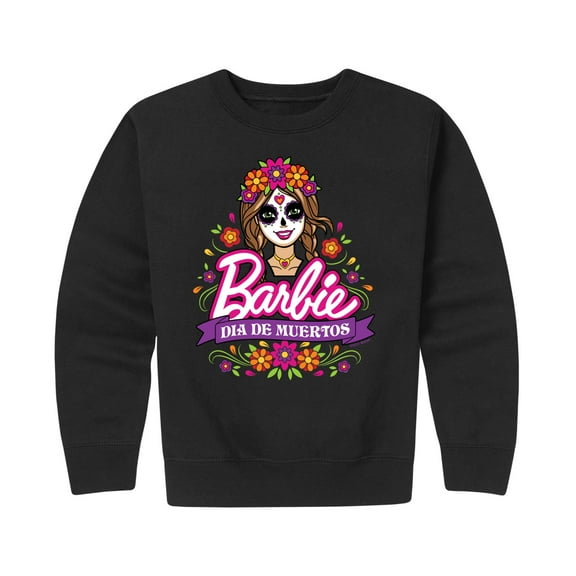 Barbie - Dia De Muertos - Toddler And Youth Crewneck Fleece Sweatshirt