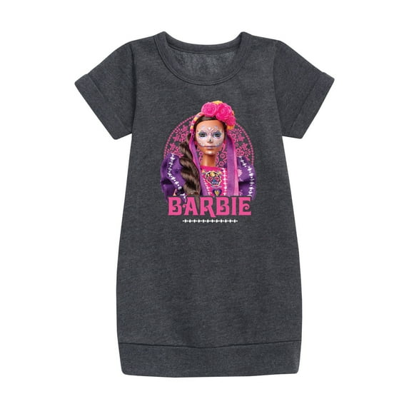 Barbie - Dia De Muertos - Toddler And Youth Girls Fleece Dress