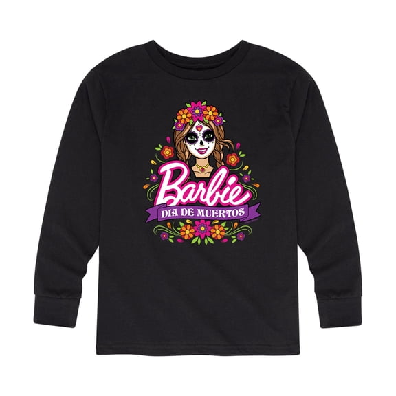 Barbie - Dia De Muertos - Toddler And Youth Long Sleeve Graphic T-Shirt