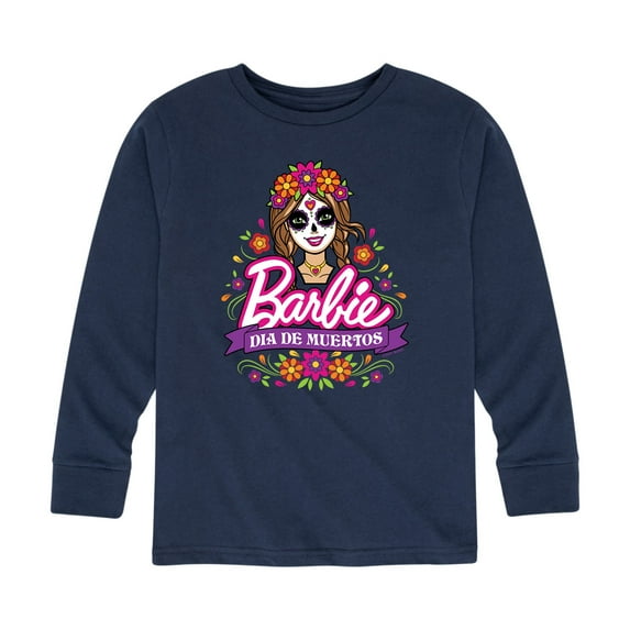 Barbie - Dia De Muertos - Toddler And Youth Long Sleeve Graphic T-Shirt