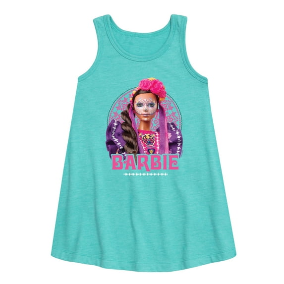Barbie - Dia De Muertos - Toddler and Youth Girls A-line Dress