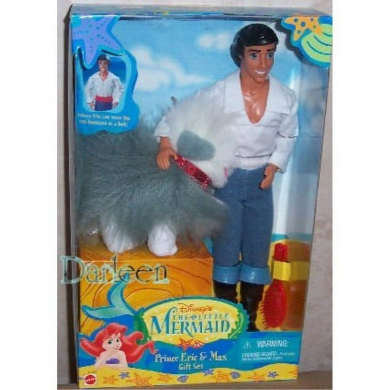 Barbie Disney Prince ERIC and Max Doll Set from The Little Mermaid