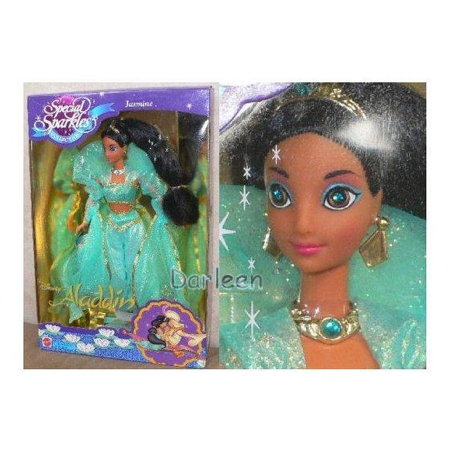 Barbie Disney Special Sparkles Jasmine Doll Mattel 1994