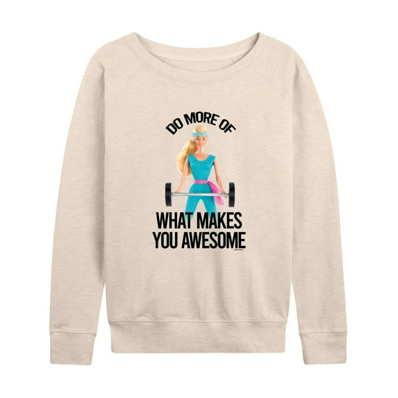 Barbie - Do More of What Makes You Awesome - Women's Lightweight French Terry Long Sleeve Shirt