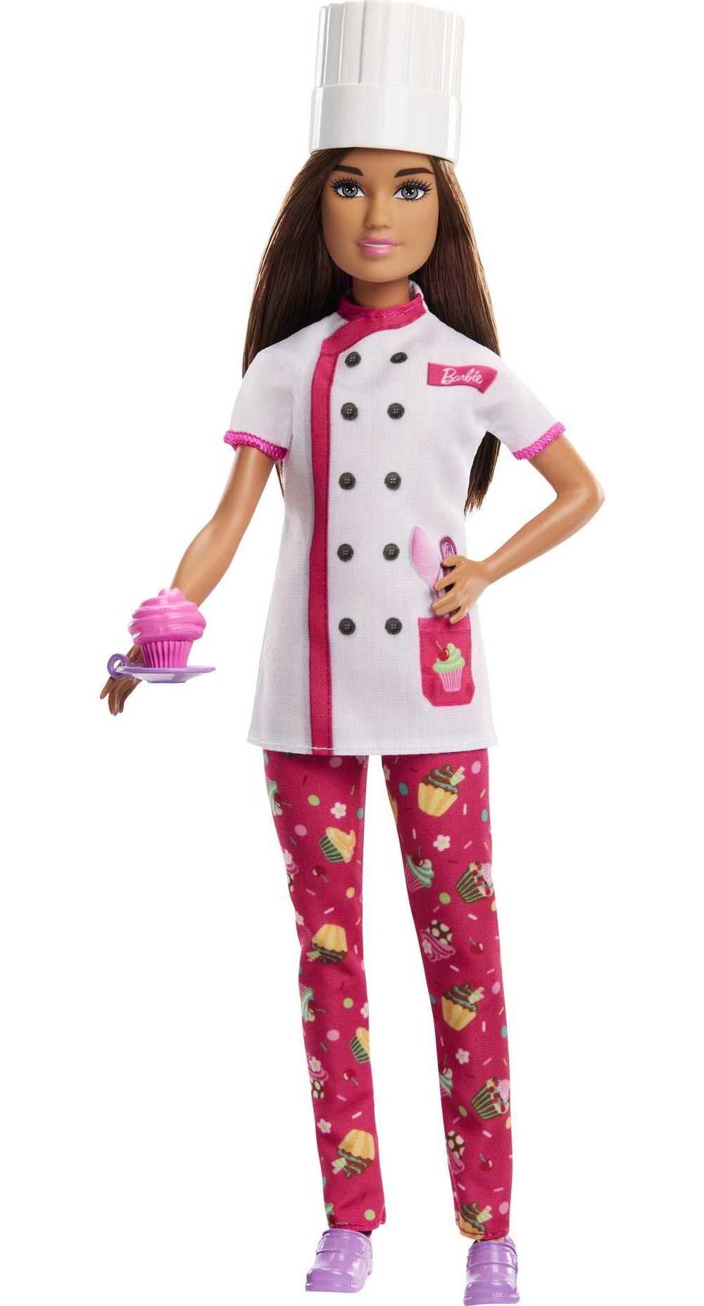 6 Piece Pastry Chef Outfit, Clothes for 18 Inch Dolls