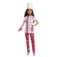 thumbnail image 1 of Barbie Doll & Accessories, Career Pastry Chef Doll with Uniform and Chef's Hat, and Cake Slice, 1 of 6