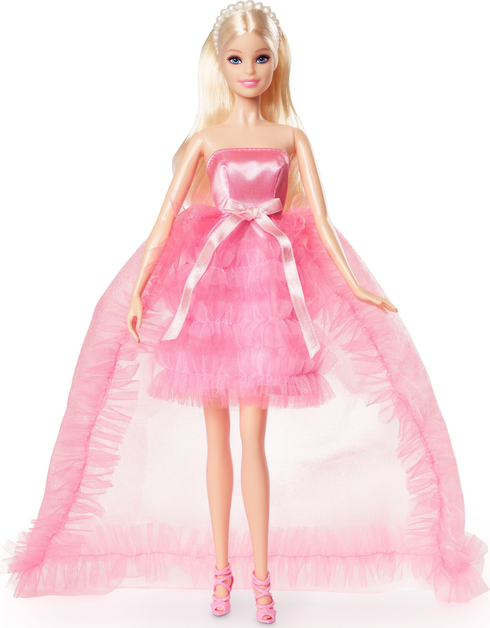 barbie doll pink dress