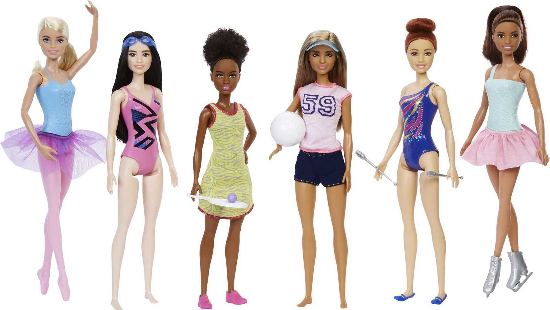 Barbie Doll Careers 6 Pack, Doll Collection Set with Related Career Outfits & Accessories - image 1 of 6