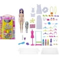 Barbie Doll Color Reveal Gift Set, Tie-Dye Fashion Maker with 2 Barbie ...