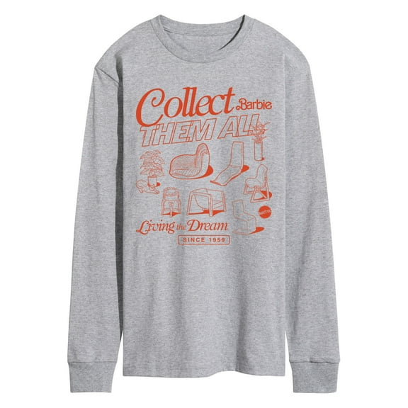 Barbie - Doll Furniture - Men's Long Sleeve Graphic T-Shirt