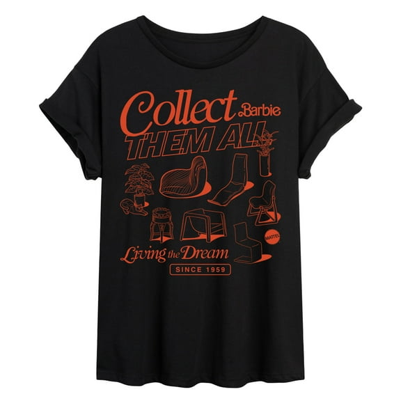 Barbie - Doll Furniture - Women's Oversized Graphic T-Shirt