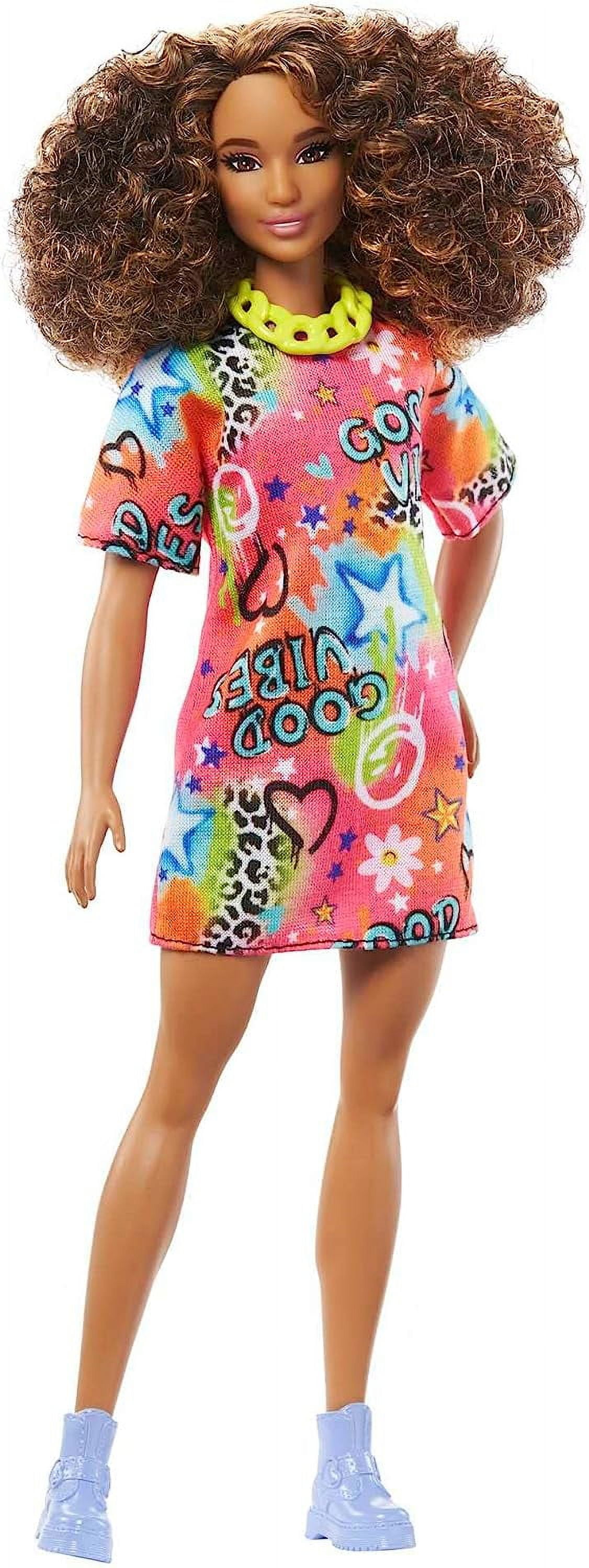 Barbie Doll, Kids Toys, Curly Brown Hair, Fashionistas, Athletic Body ...