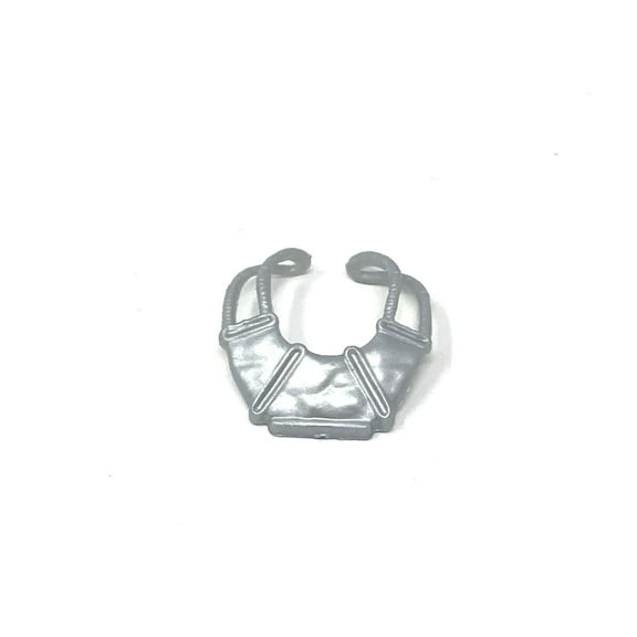 Barbie Doll Silver Plastic Chocker Necklace Fashion Doll Accessory