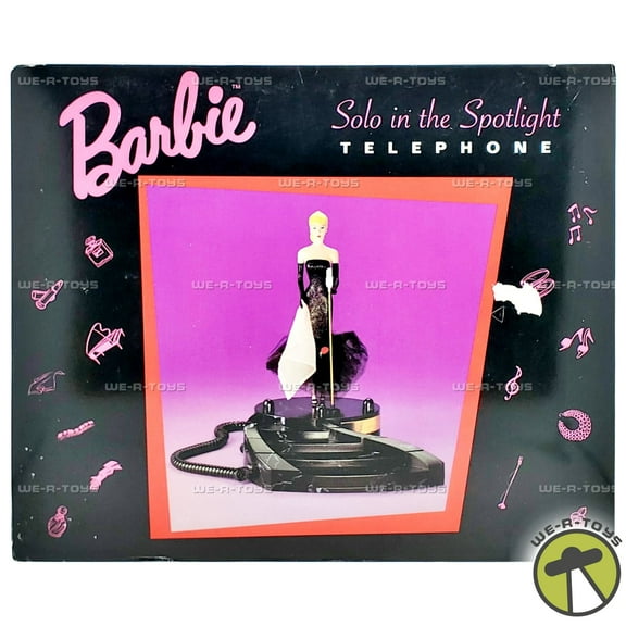 Barbie Doll Solo in the Spotlight Telephone 1995 Segan Telemania