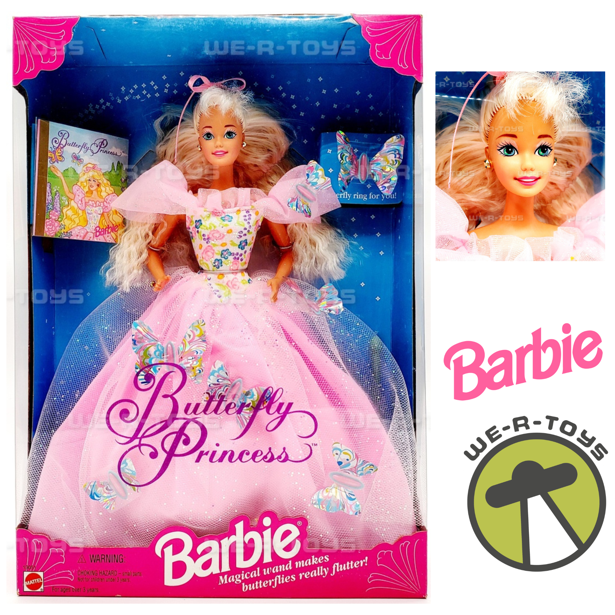 Poupee Barbie Vintage 1994 Papillon Princesse France Ubuy