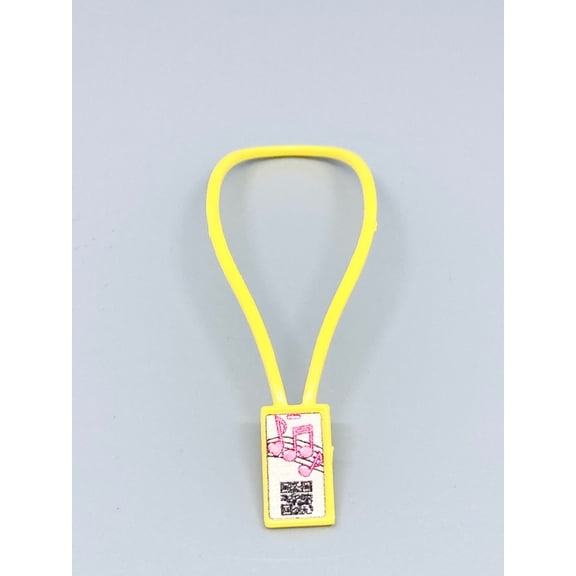 Barbie Doll Yellow Music Notes Necklace Doll Accessories
