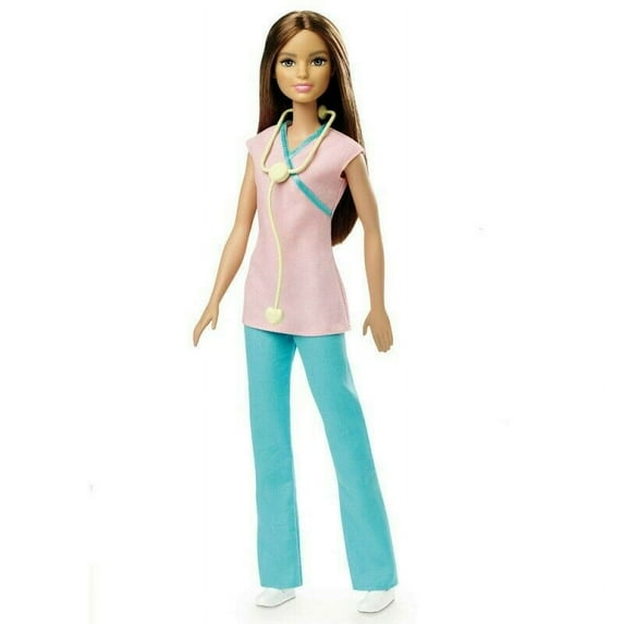 Barbie Doll You Can Be Anything Collection Career Nurse Standard Removable Shoes
