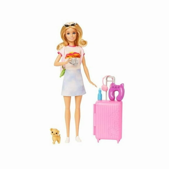 Barbie Doll and Accessories, Blonde with Puppy