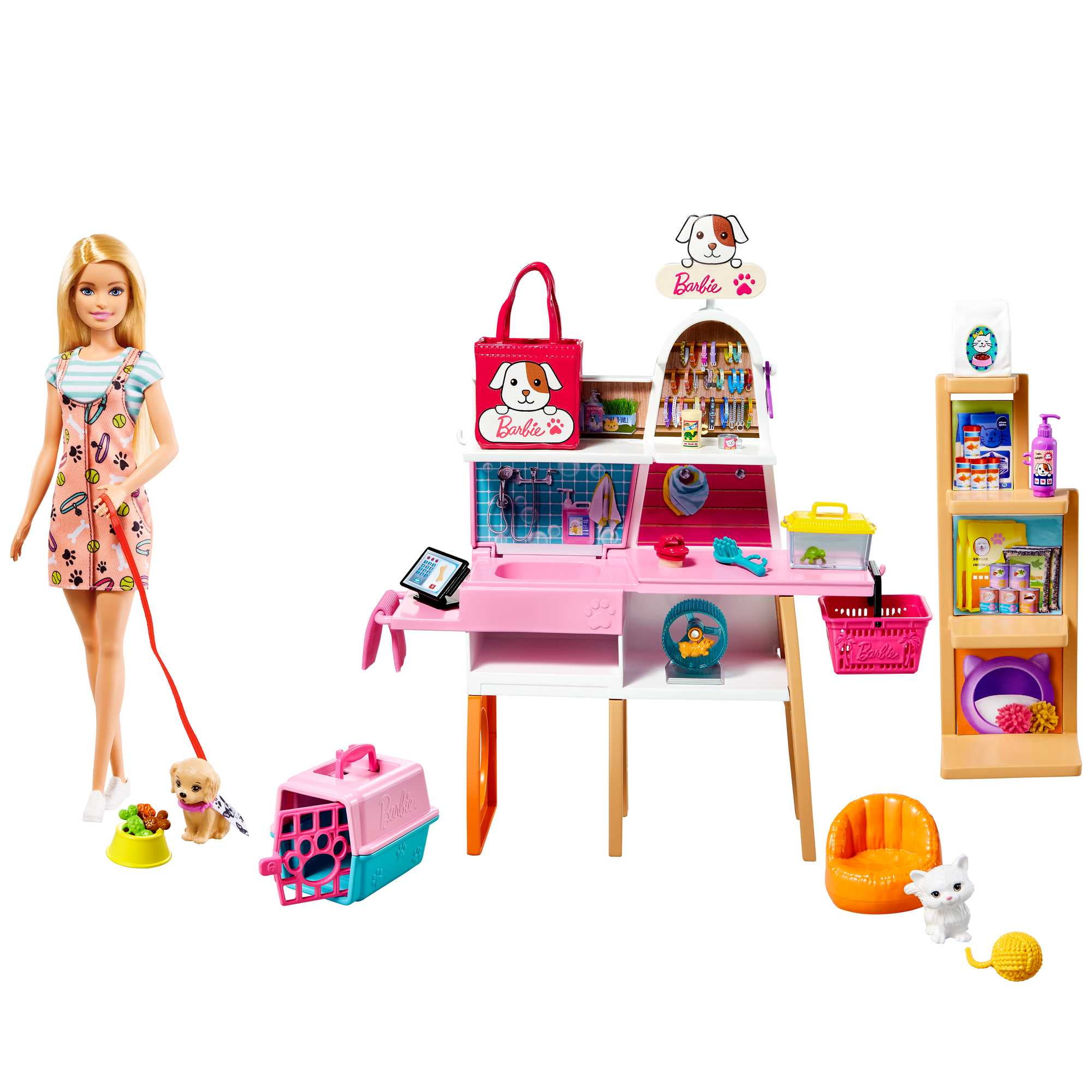 Barbie Doll Playset with Pet Boutique, Pets, 20 Bangladesh Ubuy