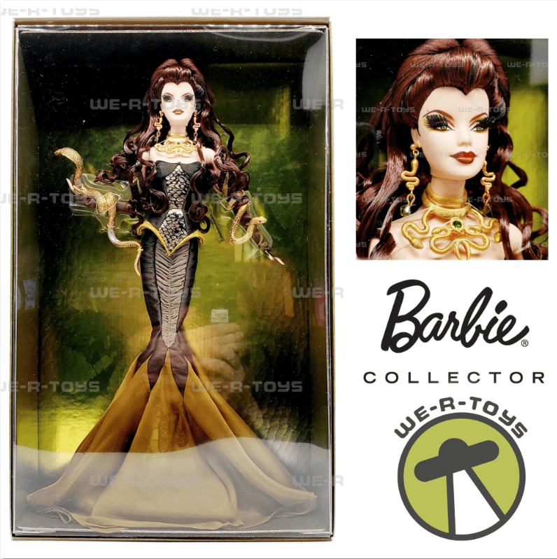 Barbie Doll as Medusa Gold Label Barbie Collector Doll 2008 Mattel M9961