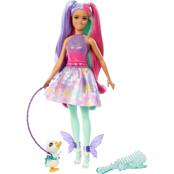 Barbie Doll with Fairytale Outfit and Pet, The Glyph, Barbie A Touch of Magic