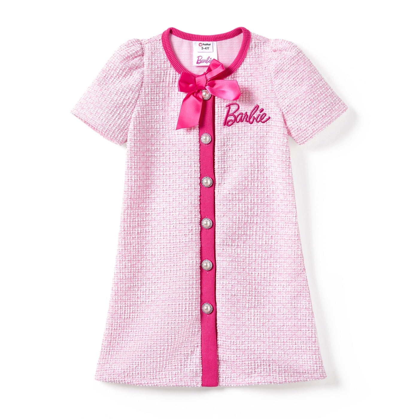【新品未使用】San Rocco Tweed Knit Dress pink S 231205mm.60.jpg.jpg
