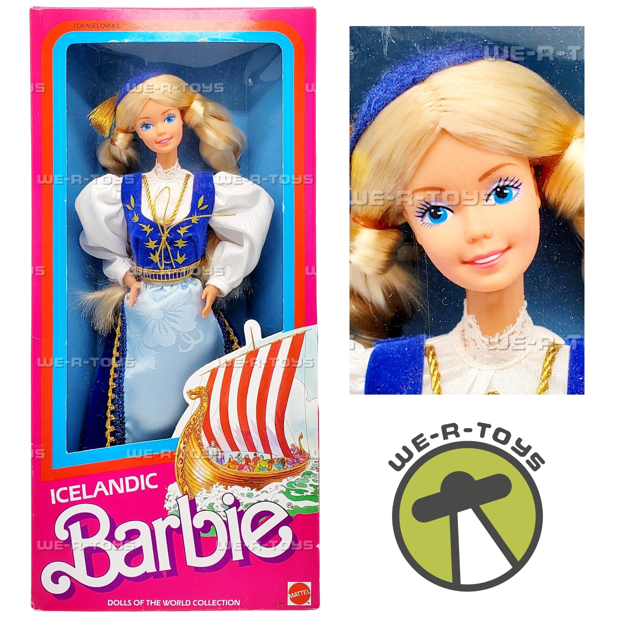 Barbie Dolls of the World Collection Icelandic Doll 1986 Mattel
