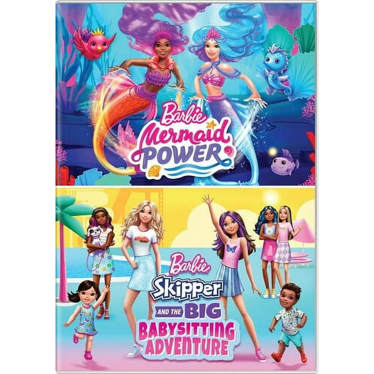 Barbie Double Feature: Barbie: Mermaid Power / Barbie: Skipper and the Big  Babysitting Adventure (DVD), NCircle, Kids & Family